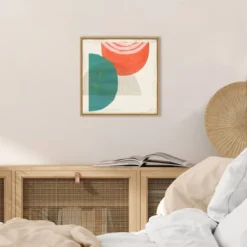 16" X 16" Chipper IV By Tom Reeves Framed Canvas Wall Art - Amanti Art -Decora Shop GUEST 9661d00a 96c2 42ed 8677 c3ff52f3ebd2