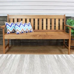 Sunnydaze Decor Sunnydaze Indoor/Outdoor Weather-Resistant Polyester Lumbar Decorative Pillow With Zipper Closure - 2pk -Decora Shop GUEST 9912ca42 8faa 47c2 af65 2f33a458064b