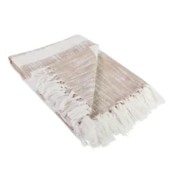 50"x60" Slub Striped Faux Shearling Throw Blanket - Design Imports -Decora Shop GUEST 996b0f95 2e82 4919 9a3d 9cefbadd9436