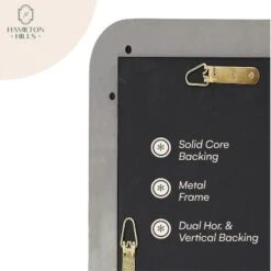 Hamilton Hills 30" X 40" Rectangle Contemporary Metal Gold Framed Mirror -Decora Shop GUEST 99e99a5f 0a54 42b2 a951 6bc30010bdaa