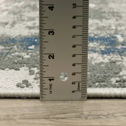 Trinity Modern Distressed Abstract Patio Area Rug Beige/Blue - Captiv8e Designs -Decora Shop GUEST 9d414d33 1825 467e 99ab 1156531afa38