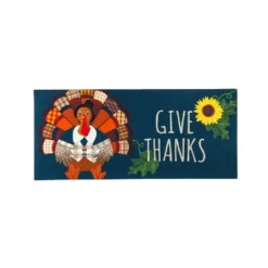 Evergreen Indoor Outdoor Doormat Bundle Set Of 5 - Frame And 4 Welcome Seasonal Inserts Santa Ho Ho Ho Halloween Thanksgiving -Decora Shop GUEST 9ebd07aa efef 4965 8eac ba66c2034a80