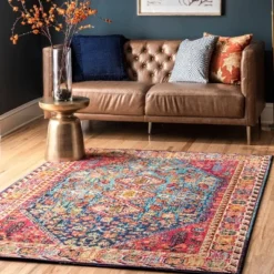 6'7"x9' Vintage Erline Area Rug - NuLOOM