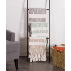 50"x60" Slub Striped Faux Shearling Throw Blanket - Design Imports -Decora Shop GUEST a16a176c 572b 4fd9 aa34 e7a545f8c4f0