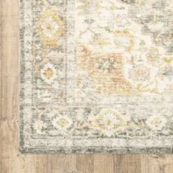 2'x8' Runner Salina Vintage Medallion Area Rug Gray/Gold - Captiv8e Designs -Decora Shop GUEST a2e981c5 9eae 44c0 a6e8 3f2cc3ce97e3