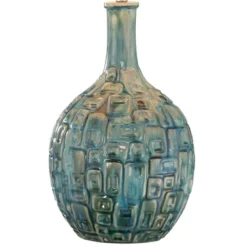 360 Lighting Mid Century Modern Table Lamps 26" High Set Of 2 Ceramic Teal Glaze Handcrafted White Empire Shade For Living Room (Colors May Vary) -Decora Shop GUEST a3d56fab 9b87 4f16 86fa e3510aee9efa