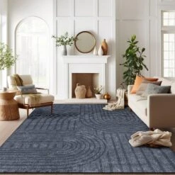 World Rug Gallery Contemporary Lines Machine Washable Area Rug -Decora Shop GUEST a428f38e f7a7 4bfd b8c1 57f1ecfda536