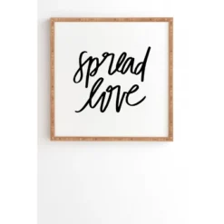 Chelcey Tate Spread Love Bamboo Framed Wall Art - Deny Designs -Decora Shop GUEST a5b30232 06cd 4444 a62f a417459a489a