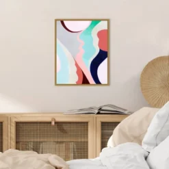 16" X 20" Pastel Highlands I By Grace Popp Framed Canvas Wall Art - Amanti Art -Decora Shop GUEST aaa8c1a1 18f3 4407 995c 3783489e986b