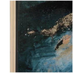 Canvas Abstract Watercolor Blotch Framed Wall Art With Gold Foil Accent Blue - Olivia & May 6 Canvas Abstract Watercolor Blotch Framed Wall Art With Gold Foil Accent Blue - Olivia & May -Decora Shop GUEST ac60fee9 6250 46e6 8906 88067102f39c