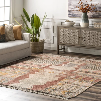 NuLOOM Hermina Southwestern Tasseled Area Rug 1 NuLOOM Hermina Southwestern Tasseled Area Rug