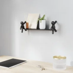 Buddy Floating Wall Shelf Black - Umbra -Decora Shop GUEST af9ae799 72e4 45e5 b12a 504a1ff786a7