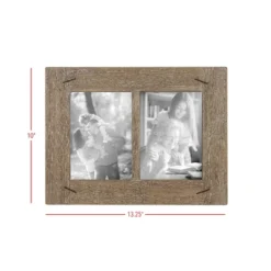 5X7 Inch 2 Photo Weathered Picture Frame Wood, MDF & Glass By Foreside Home & Garden -Decora Shop GUEST afb9dcb6 58bf 43f4 ad0a 6426ec14406e