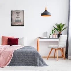 Stupell Industries Book Stack Heels Metallic Pink