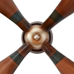 32" X 32" Metal Airplane Propeller 4 Blade Wall Decor With Aviation Detailing Brown - Olivia & May 8 32" X 32" Metal Airplane Propeller 4 Blade Wall Decor With Aviation Detailing Brown - Olivia & May -Decora Shop GUEST b44b5ae6 8355 433b 8af5 191f1d76798d