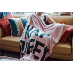 Just Funky Nap Queen Fleece Throw Blanket | 45 X 60 Inch Cozy Lightweight Blanket -Decora Shop GUEST b572f33a 7551 4908 8e37 ae92f3f6f366