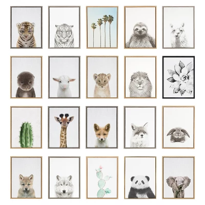 23" X 33" Sylvie Highland Cow II Framed Canvas By Simon Te Of Tai Prints Natural - Kate & Laurel All Things Decor 3 23" X 33" Sylvie Highland Cow II Framed Canvas By Simon Te Of Tai Prints Natural - Kate & Laurel All Things Decor - Image 3