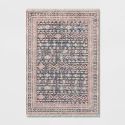 Alexandra Floral Printed Border Persian Rug Blush - Opalhouse™ -Decora Shop GUEST b64cccec 5c26 44cb bb19 1be2036f9757