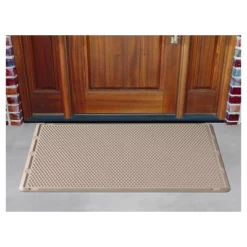 Tan Solid Doormat - (2'6"x4') - WeatherTech
