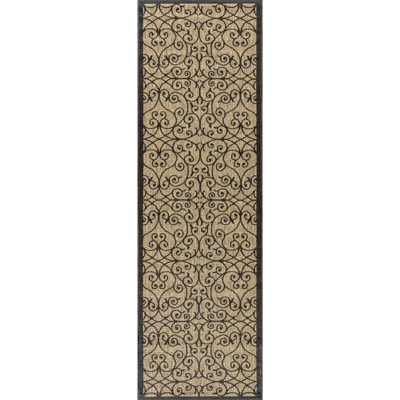 Madrid Vintage Filigree Textured Weave Indoor/Outdoor Area Rug - JONATHAN Y 1 Madrid Vintage Filigree Textured Weave Indoor/Outdoor Area Rug - JONATHAN Y