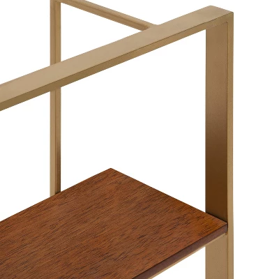 15" X 32" Kercheval Modern Wood Shelf - Kate & Laurel All Things Decor 3 15" X 32" Kercheval Modern Wood Shelf - Kate & Laurel All Things Decor - Image 3