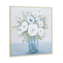 Canvas Floral Bouquet Framed Wall Art With Tan Frame Multi Colored - Olivia & May -Decora Shop GUEST b8c58882 f8d5 46cb 85d4 38c4ee3377bf