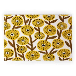 Alisa Galitsyna Mid Century Garden Looped Vinyl Welcome Mat - Society6 -Decora Shop GUEST b8c72d9e 7011 4009 80bf 96c23971f2b9