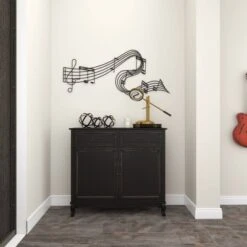 Metal Music Notes Wall Decor Black - Olivia & May -Decora Shop GUEST b964635a c79d 40e4 b001 30a4cc7dbcc0