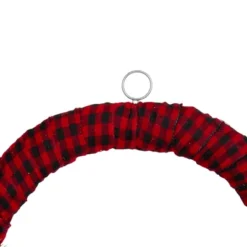 Northlight Red And Black Buffalo Plaid And Berry Artificial Christmas Wreath - 24-Inch, Unlit -Decora Shop GUEST b98ff18d 48ee 4d62 b6a3 51d5d2c069bf