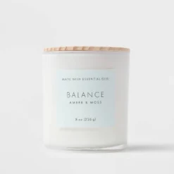 Wood Lidded Glass Wellness Balance Candle - Threshold™ -Decora Shop GUEST ba33a712 444b 4057 862e bbdc94a2d212