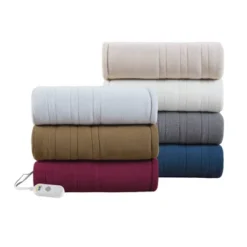 Serta 50"x60" Fleece To Sherpa Electric Throw Blanket -Decora Shop GUEST bb63599b 213b 4518 825f 98e9a6fb6803