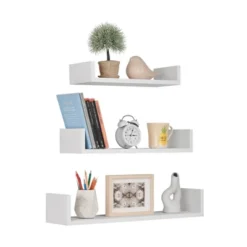 3pc Aalto U-Shaped Floating Wall Shelf Set - Danya B. -Decora Shop GUEST bb69badb 0aea 42a5 8a44 6cac703652c1