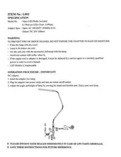 Hastings Home Modern Contemporary LED Clamp Desk Lamp – Silver -Decora Shop GUEST bed0a4e3 e1ec 4d43 835a 6dffc0ade7b3