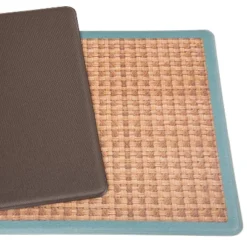 World Rug Gallery Natural Border Anti-Fatigue Standing Mat -Decora Shop GUEST c073a48e 5251 4f56 a294 5a124440f4d0