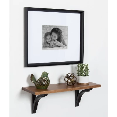 Wall Shelf - Brown/Black 6 Wall Shelf - Brown/Black - Image 6