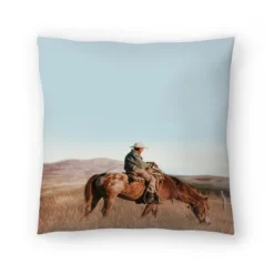 Old Cowboy By Tanya Shumkina Throw Pillow - Americanflat -Decora Shop GUEST c42f178e d622 43d4 84f8 2bd9a7589418