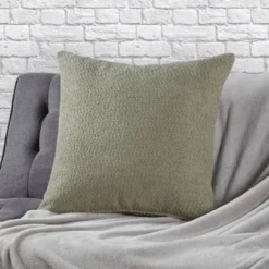 24"x24" Oversized Popcorn Square Throw Pillow Cover Eucalyptus - Kensington Garden