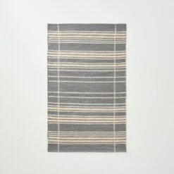 Wool Blend Variegated Stripe Area Rug Dark Gray - Hearth & Hand™ With Magnolia -Decora Shop GUEST c629a83d a738 4bab bd2a 06965392a6e8