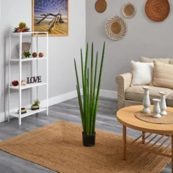 Nearly Natural 4-ft Sansevieria Snake Artificial Plant -Decora Shop GUEST c735f41a 5ece 41ef b875 b3cc09d57fac