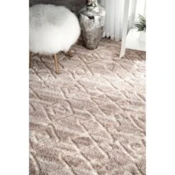 NuLOOM Vinita Moroccan Diamonds Shaggy Area Rug -Decora Shop GUEST cc1380b4 2579 4db2 9c14 18d233c9d87e