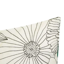 21" X 14" Fine Line Embroidered Floral Decorative Lumbar Patio Throw Pillow - Edie@Home -Decora Shop GUEST ccb5f37f 4f8c 4eb7 b89e 2ed5807a82ab