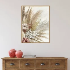 22" X 30" Send All Your Love Bouquet II By Eva Watts Framed Canvas Wall Art Light Brown - Amanti Art -Decora Shop GUEST cf6b7e96 51e6 46b1 a65e 261d8b90c4c2