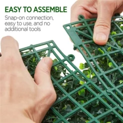 Yaheetech Pack Of 6 Faux Ivy Artificial Boxwood Panels Green -Decora Shop GUEST d3a870fe c567 4bda 96d4 6352c4c8b9ff