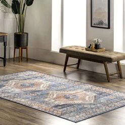 NuLOOM Mae Motif Machine Washable Area Rug