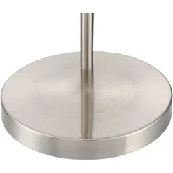 360 Lighting Modern Arc Floor Lamp With USB Charging Port 72" Tall Brushed Nickel White Drum Shade For Living Room Reading House -Decora Shop GUEST d89f26ca 8cee 4839 8c65 a532335fb4b2