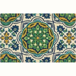 Waverly Greetings "Tapestry" Bluebell Doormat