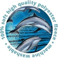 Dawhud Direct 50" X 60" Dolphin Soft Plush Fleece Throw Blanket For Women, Men And Kids -Decora Shop GUEST dcbd0415 d13b 40a4 871e ac6a6e94d72d