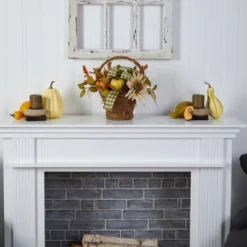 Nearly Natural 16-in Fall Pumpkin Gourds And Berries Artificial Autumn Arrangement -Decora Shop GUEST dd01ab95 ce5d 4f73 a5d8 3604ab6d8127