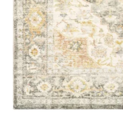2'x8' Runner Salina Vintage Medallion Area Rug Gray/Gold - Captiv8e Designs -Decora Shop GUEST e0e316c4 313b 4437 bdd2 c3da0f88d9a9