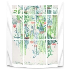 Americanflat Winter In Glasshouses 2 By David Fleck Wall Tapestry -Decora Shop GUEST e3580825 1b72 461d b0e2 4f7ff31d12b2
